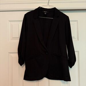 Knit Black Blazer